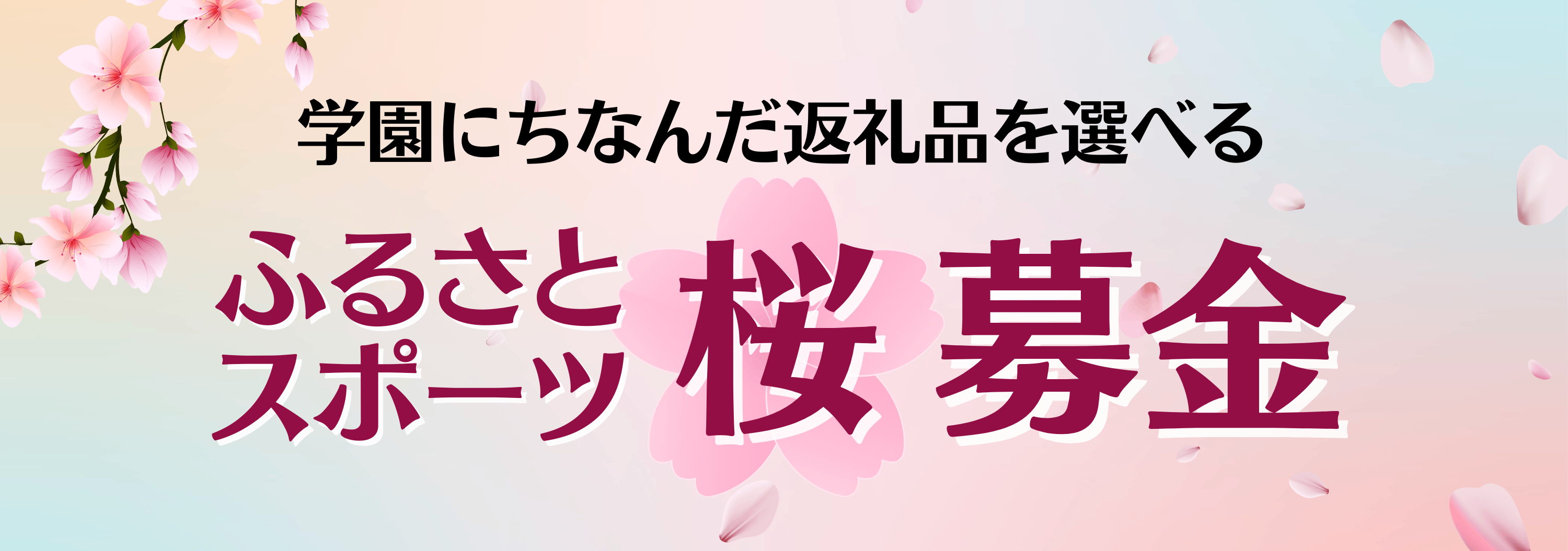 ふるさとスポーツ桜募金